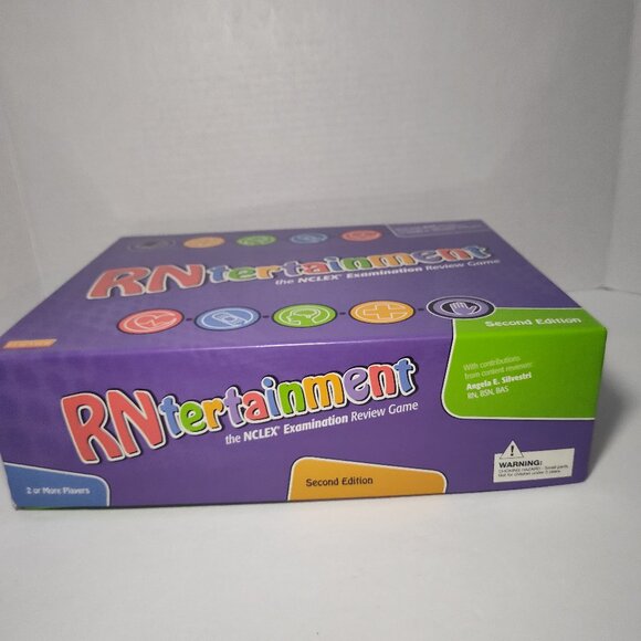 Rntertainment NCLEX-RN Examination Review Game COMPLETE Linda Ann Silvestri 2nd - Picture 2 of 12